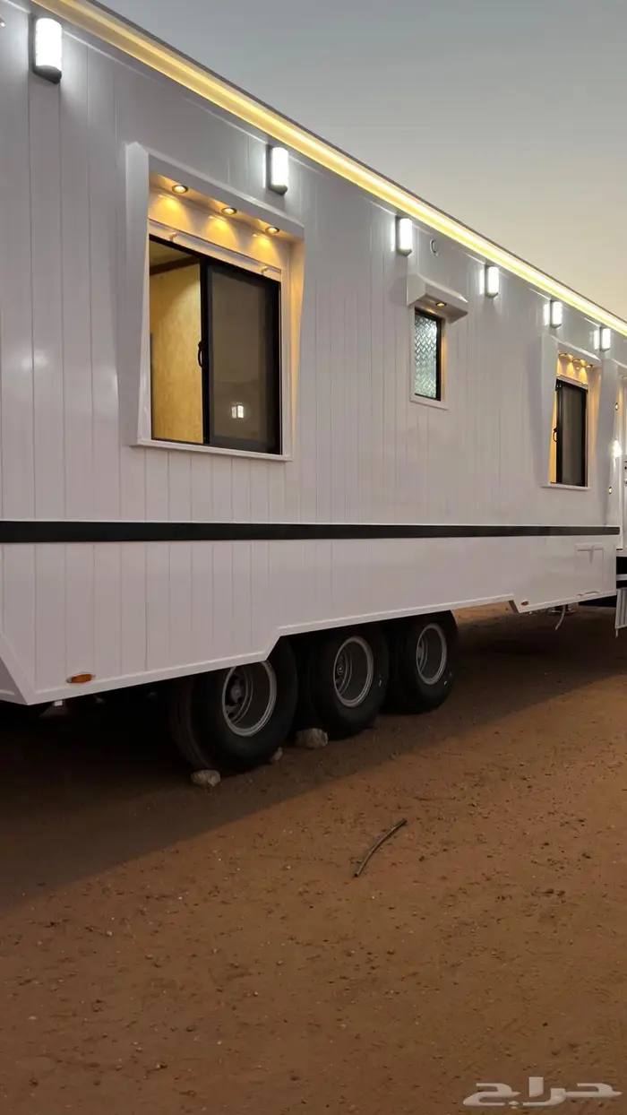 كرفانه 19 متر في عرض 4 ونص ثلاث محاور 7