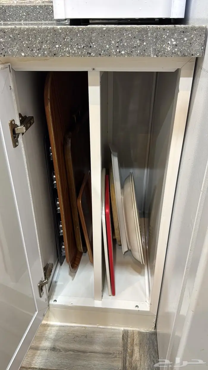 دولاب مطبخ لون ابيض 4