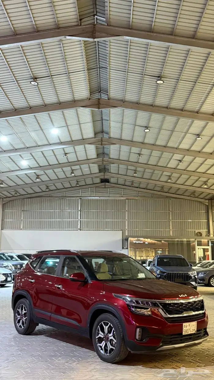 كيا سيلتوس 2022 لون أحمر نص فل ( كاش و أقساط ) 8