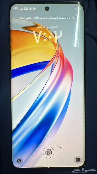 هونر اكس 9P. مكسور من الشاشه الاماميه والكامير index