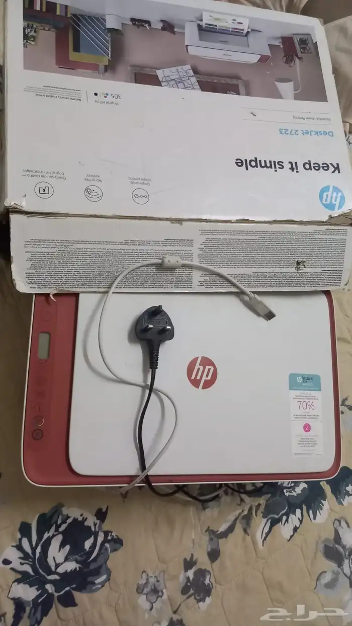 طابعه مستخدمه شي بسيطةشبه جديدهةللبيع 1