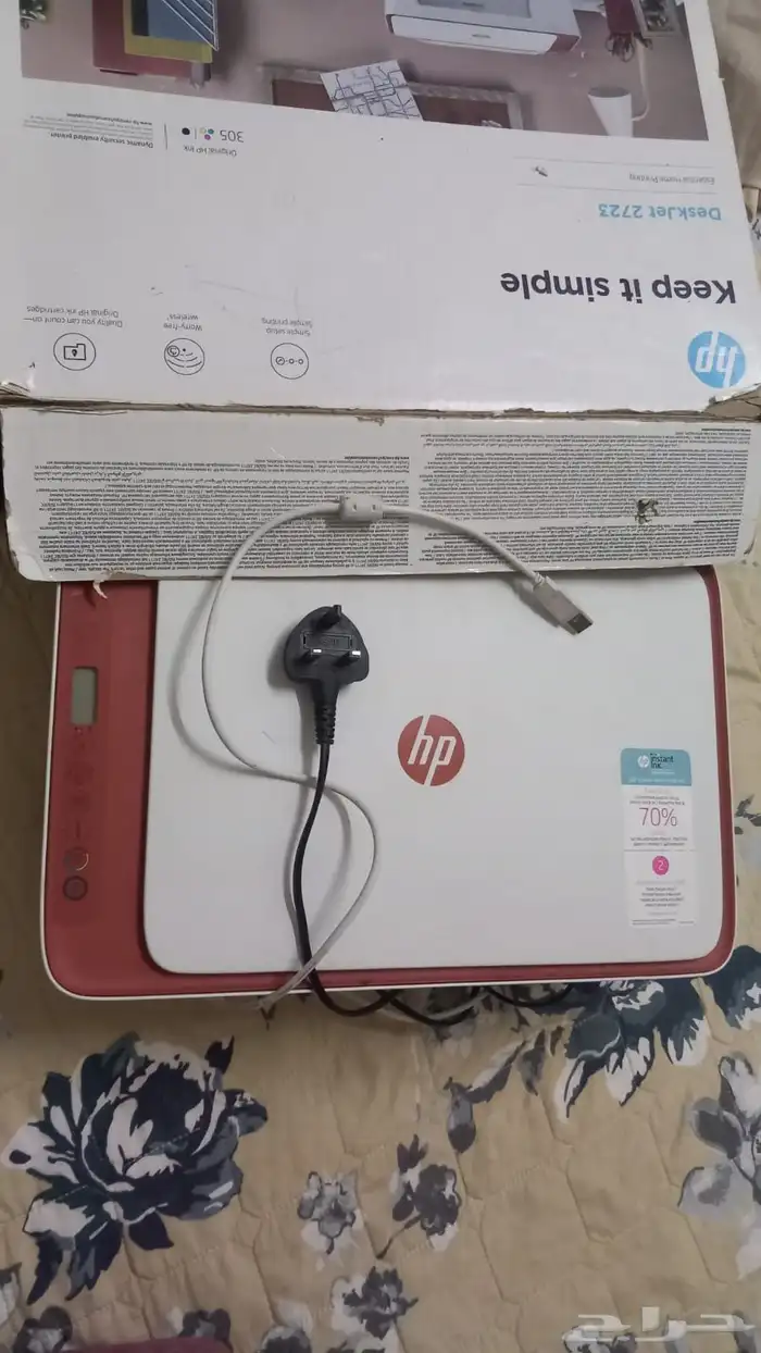 طابعه مستخدمه شي بسيطةشبه جديدهةللبيع 0