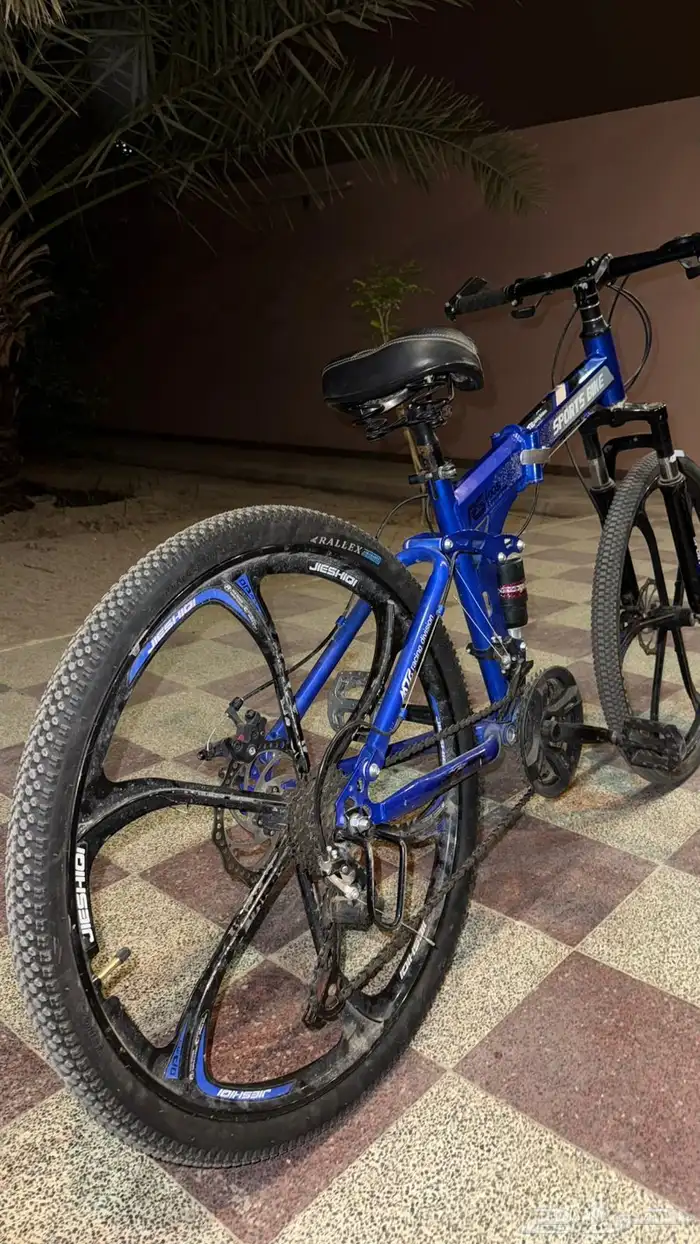 سيكل رياضي   7 تعاشيق   اللون ازرق   مقاس 26   يتسفط 1