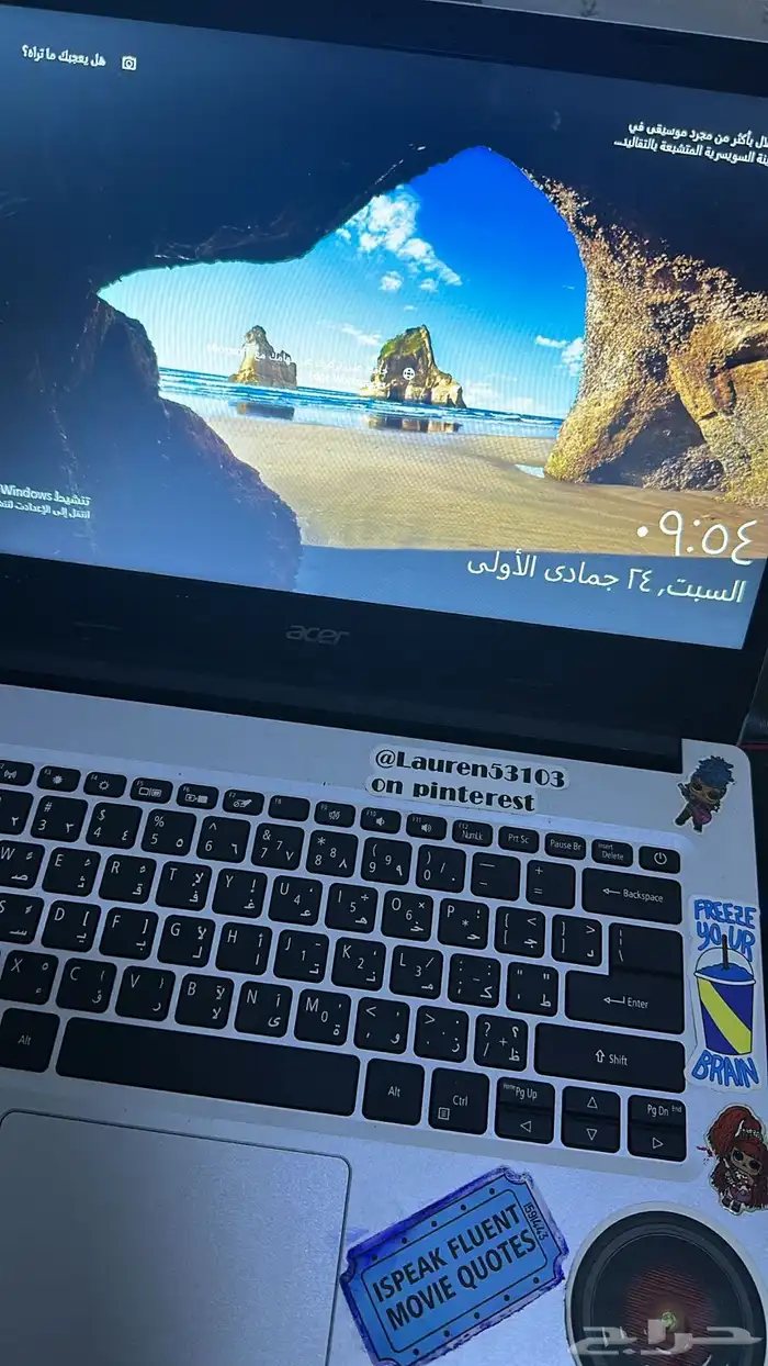 يوجد لدي لابتوب ايسر acer مايشكي من شي اخو الجديد 0
