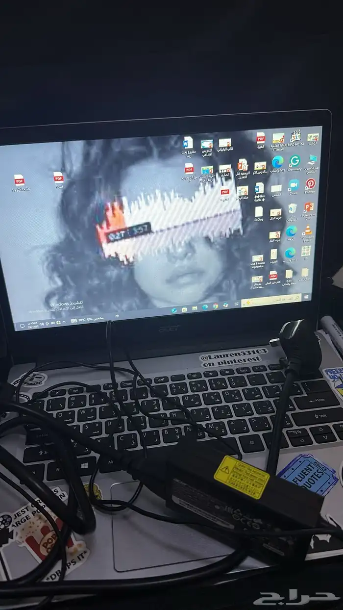 يوجد لدي لابتوب ايسر acer مايشكي من شي اخو الجديد 4