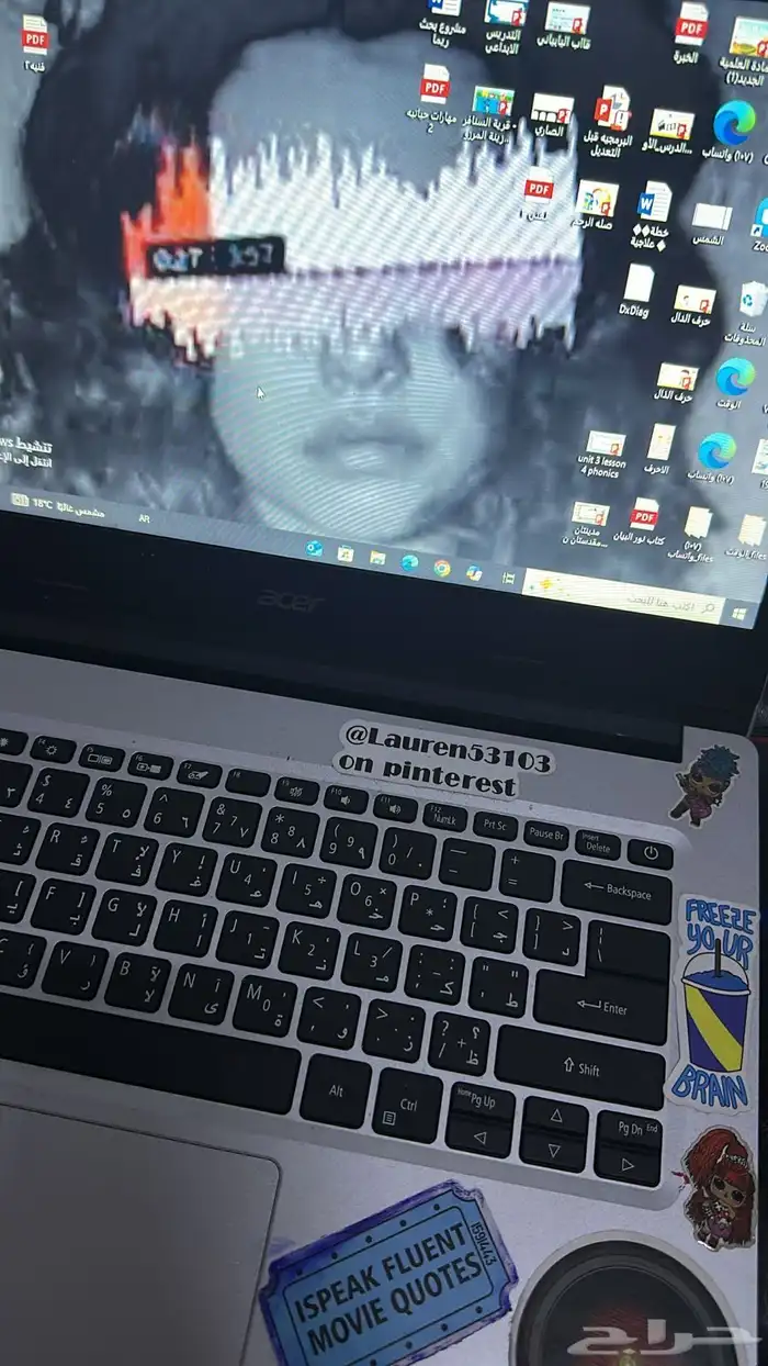 يوجد لدي لابتوب ايسر acer مايشكي من شي اخو الجديد 2