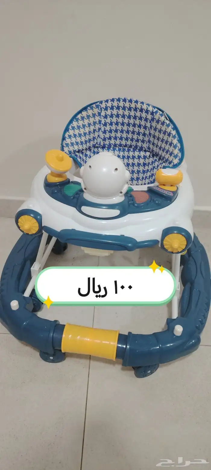 أثاث أطفال للبيع (عربة كرسي نطاطة مرجيحة) 2