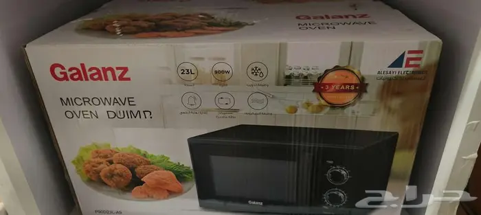 مايكرويف جالنز 23 لتر جديد بكرتونه لم يفتح 0