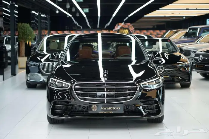 مرسيدس S 500 موديل 2026 أصفار خليجي أسود جملي 1