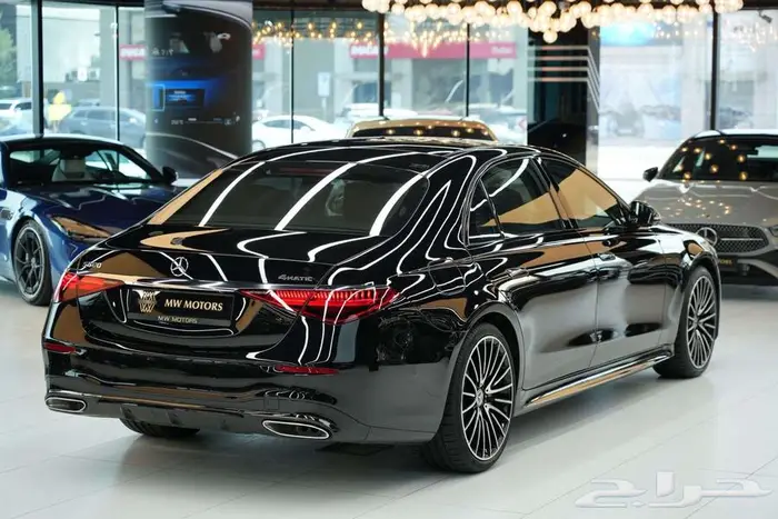 مرسيدس S 500 موديل 2026 أصفار خليجي أسود جملي 3
