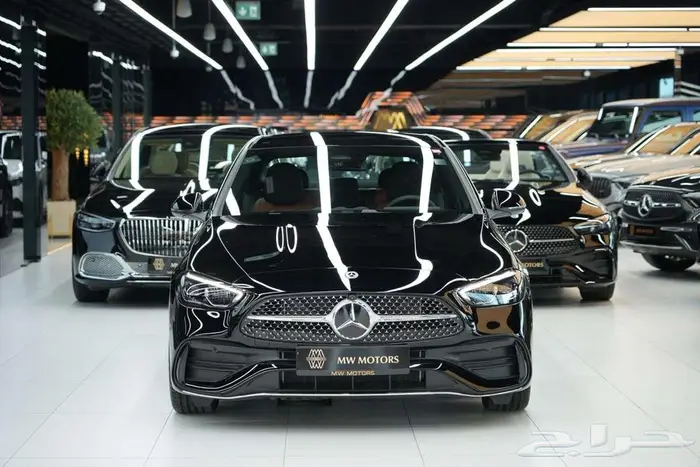 مرسيدس C 200 موديل 2026 أصفار خليجي أسود جملي 1