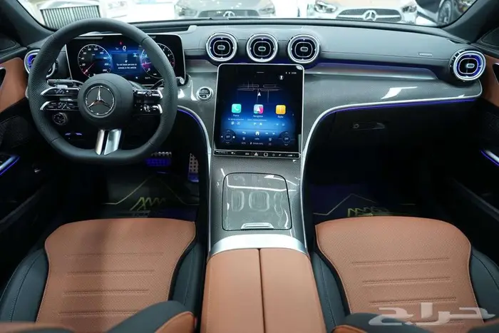 مرسيدس C 200 موديل 2026 أصفار خليجي أسود جملي 6