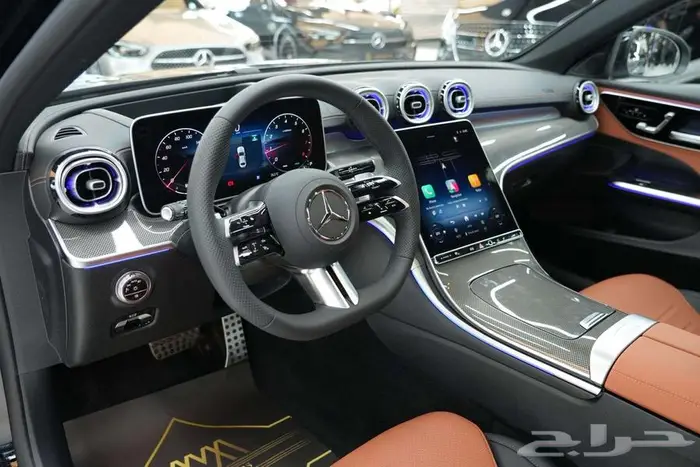 مرسيدس C 200 موديل 2026 أصفار خليجي أسود جملي 7