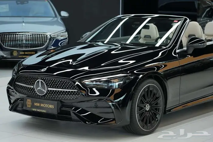 مرسيدس CLE 200 Cabriolet موديل 2026 أصفار خليجي أسود أبيض 2