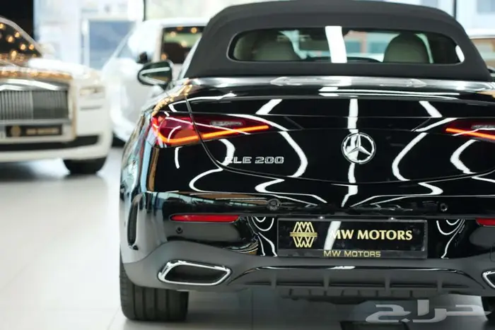 مرسيدس CLE 200 Cabriolet موديل 2026 أصفار خليجي أسود أبيض 5