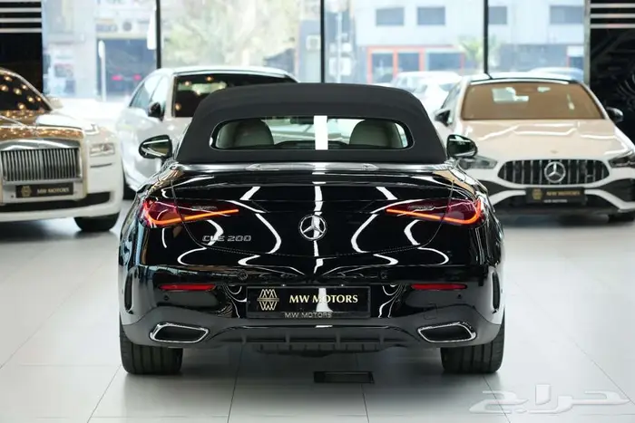 مرسيدس CLE 200 Cabriolet موديل 2026 أصفار خليجي أسود أبيض 4