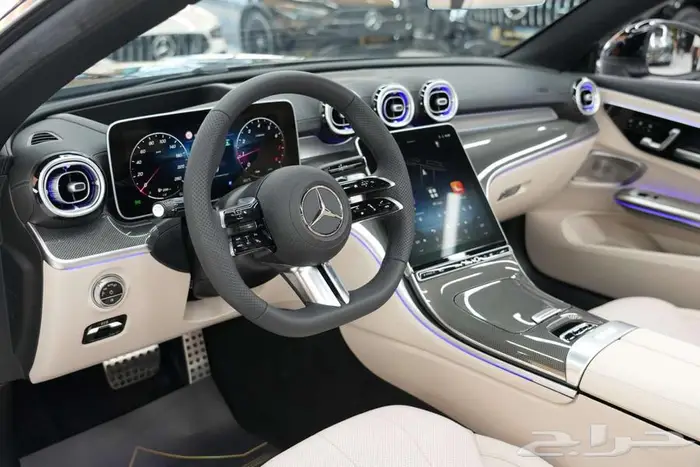 مرسيدس CLE 200 Cabriolet موديل 2026 أصفار خليجي أسود أبيض 6