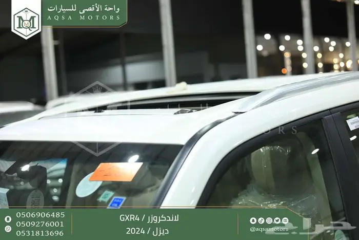 تويوتا لاندكروزر جكسار رقم 4 أبيض ديزل 2024 سعودي خصم خاص 13