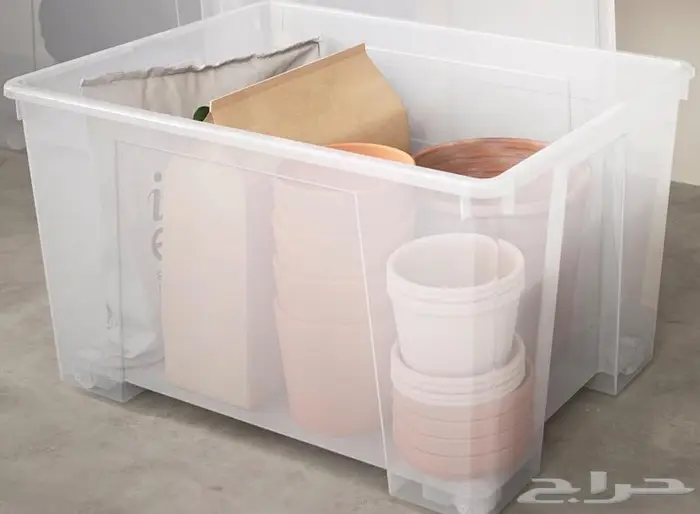 5 صناديق بلاستيك كبيرة 1