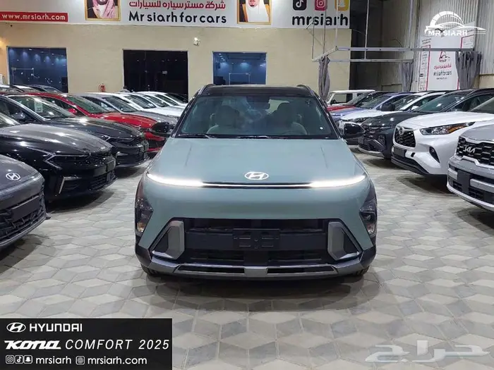 هيونداي كونا كمفورت سقف اسود 2025 3