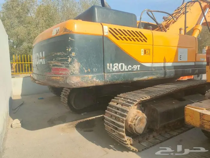بوكلين حفار Hyundaiموديل Roblex480LC-9T للبيع مجهز شاكوش 9