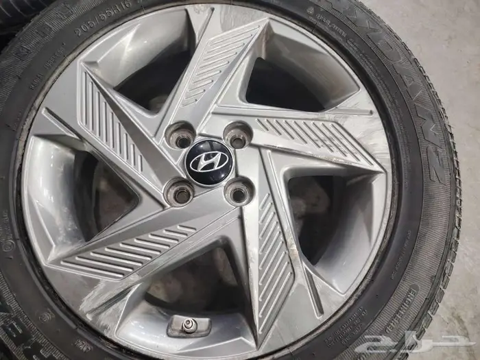 جنوط هيونداي أكسنت 2022 2023 أصلية شد بلد مقاس 16 2