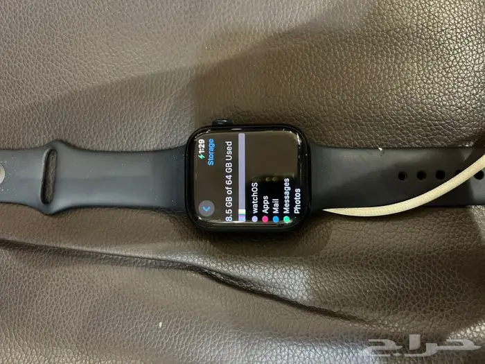 ساعة ابل الجيل التاسع مقاس 45 نظيفه 1