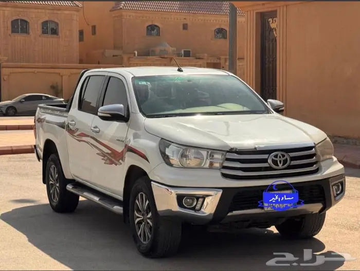 للبيع هايلوكس 2017 دبل سعودي فل كامل ماشي 400 الف كيلو 5