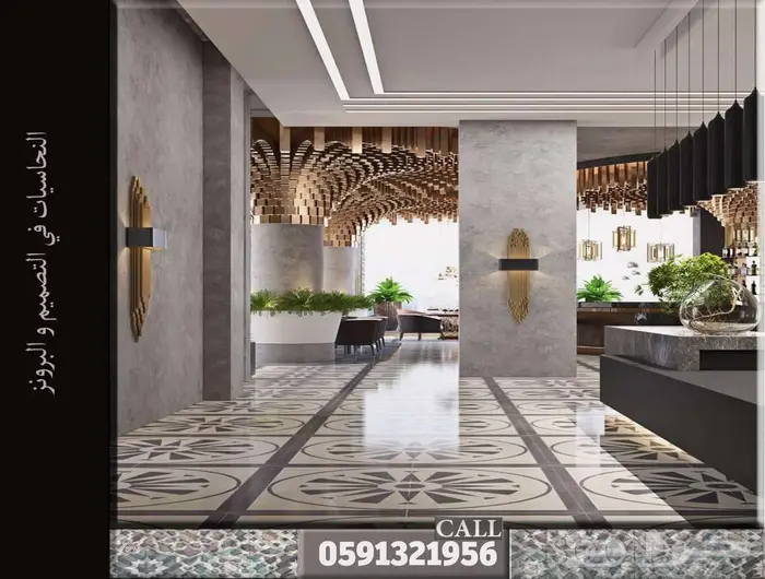 تصميم سبا ديكور داخلي تصميم محلات كافيه تصميم عيادات صحية 3D 40