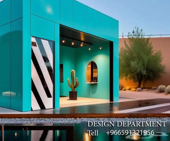 كاونتر محلات ديكور تصميم كونتينر اكشاك تصميم داخلي تصميم محل 0