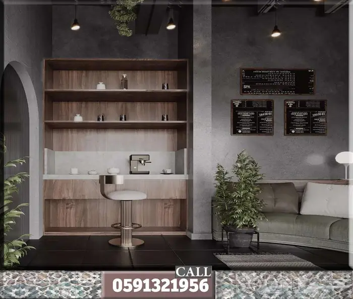 تصميم سبا ديكور داخلي تصميم محلات كافيه تصميم عيادات صحية 3D 34