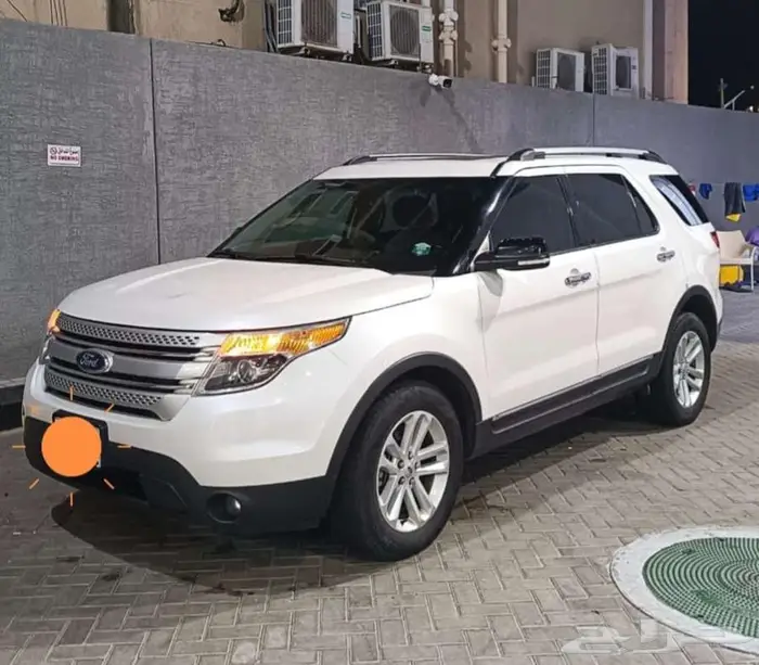فورداكسبلورر دبل xLT ابيض لؤلؤى ممشا212 الف بدى بلد 3