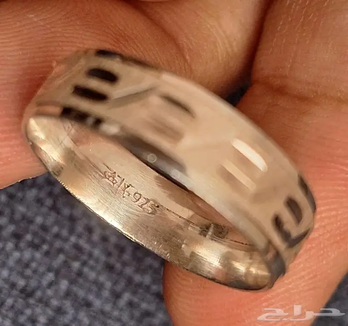 دبله فضه 925 كبيرة مقاس 26 2