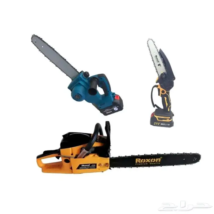 منشار بنزين - منشار بطارية شحن لاسلكي - شحن مجاني 0