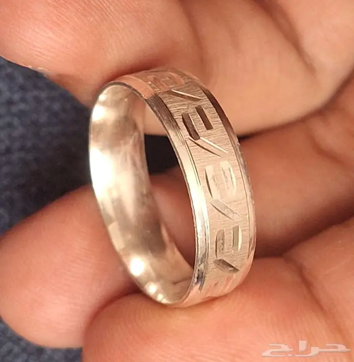 دبله فضه 925 كبيرة مقاس 26 1