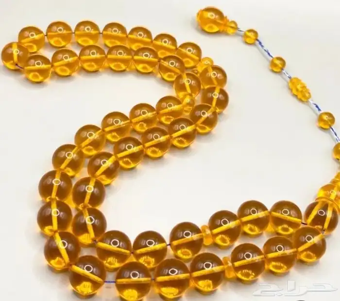 سبحه عسليه تمليكه 51 خرزه 10 ملي 0