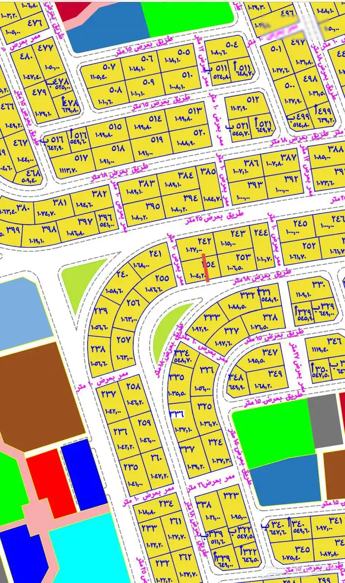قطعة رقم 254  2 في مخطط 505 حي الناصرية بمدينة جيزان 0