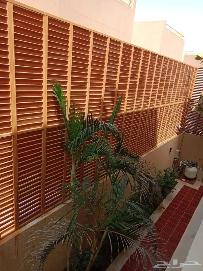 ساتر حديد سواتر ساتر خشب ساتر حوش ساتر شينكو هنجر شرايح هنقر 1