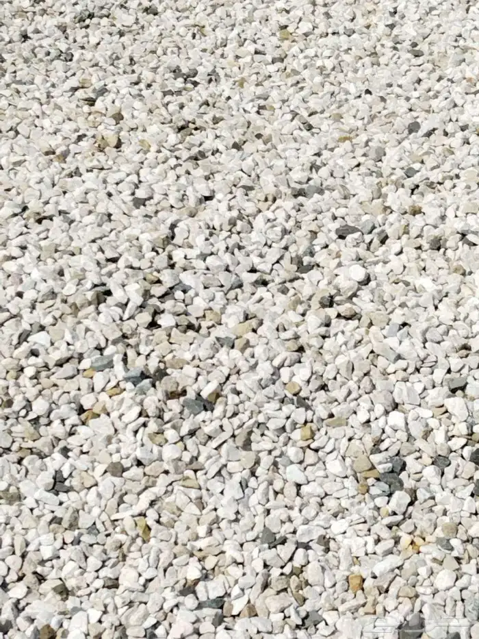 بحص ابيض تزيين الحدائق وشليهات 0