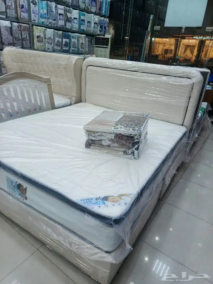 brand new Bed with mattress home delivery services free cash 12