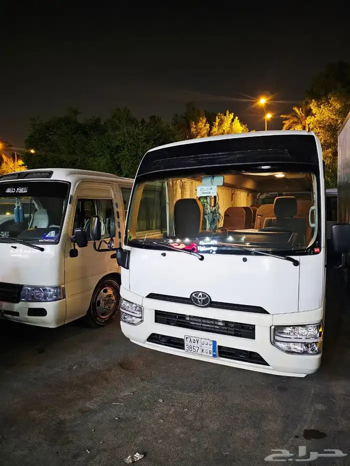 باصات للايجار مع السائق يوميه اسبوعين بالشهر فندق مطعم. 1