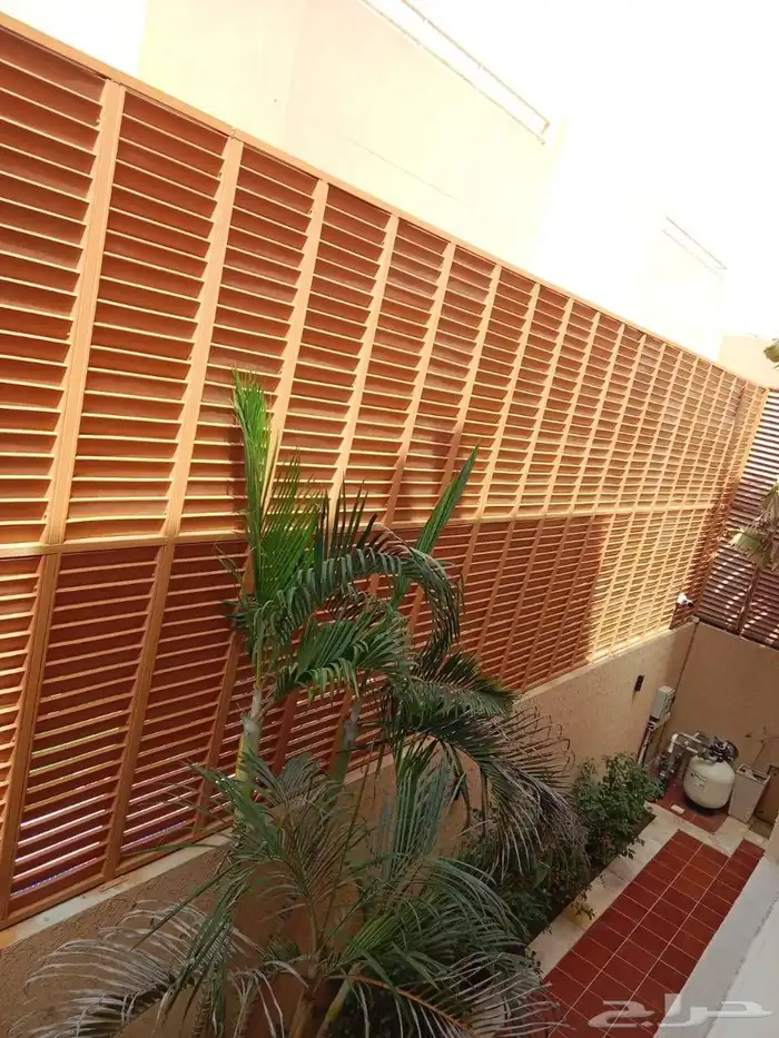 ساتر حديد سواتر ساتر خشب ساتر حوش ساتر شينكو هنجر شرايح هنقر 5