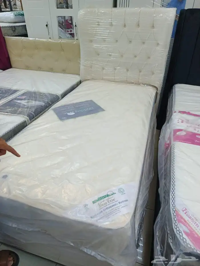 brand new Bed with mattress home delivery services free cash 8