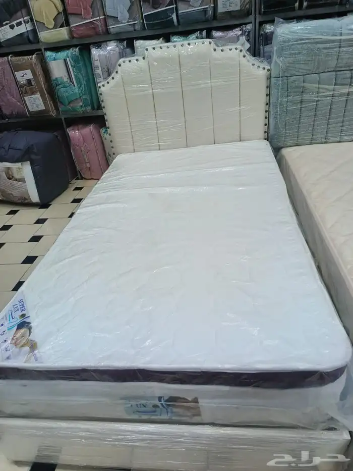 brand new Bed with mattress home delivery services free cash 16