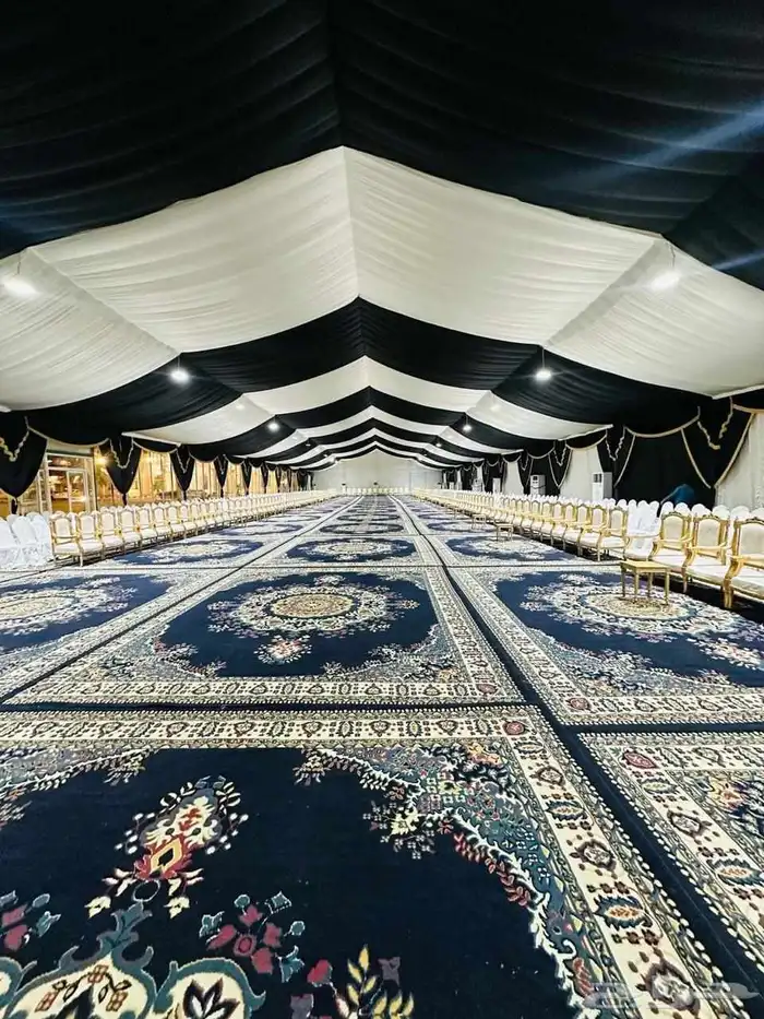 تأجير خيام ولوازم مناسبات وطاولات ملكي 2