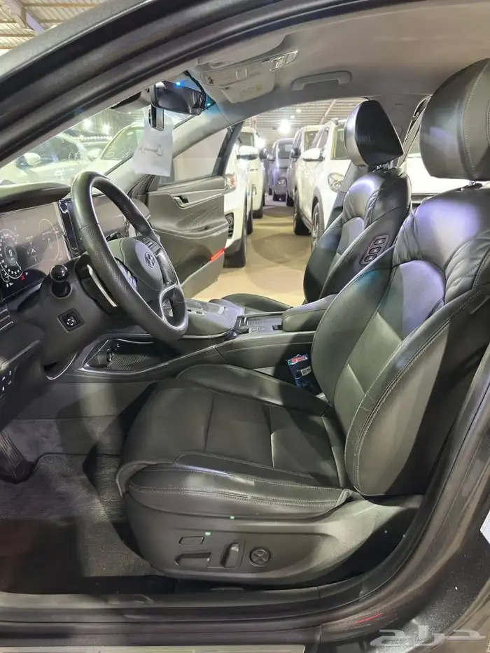 هيونداي ازيرا اخضر غامق 2021 بنزين بطاقة جمركية وارد كوريا 6