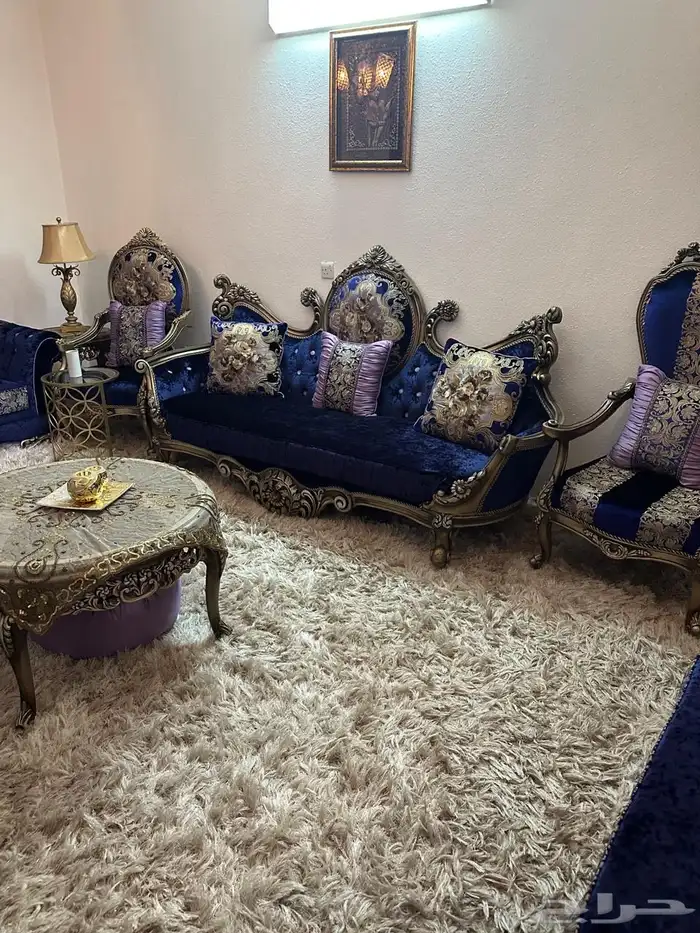 كنب مجلس ملكي فاخر للبيع 2