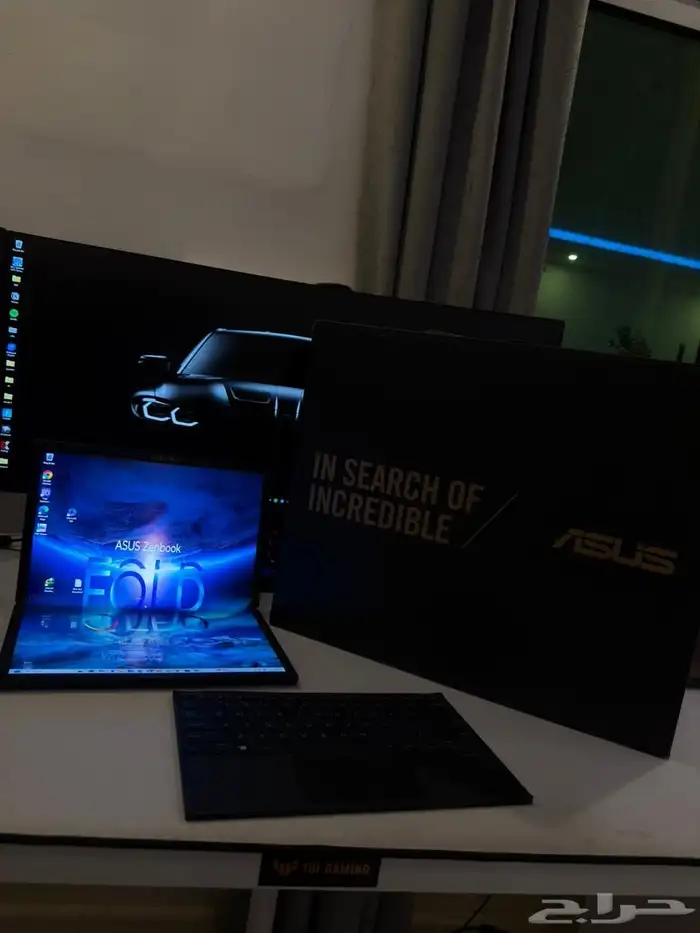 asus fold laptop (foldable) with box - urgent sale 8
