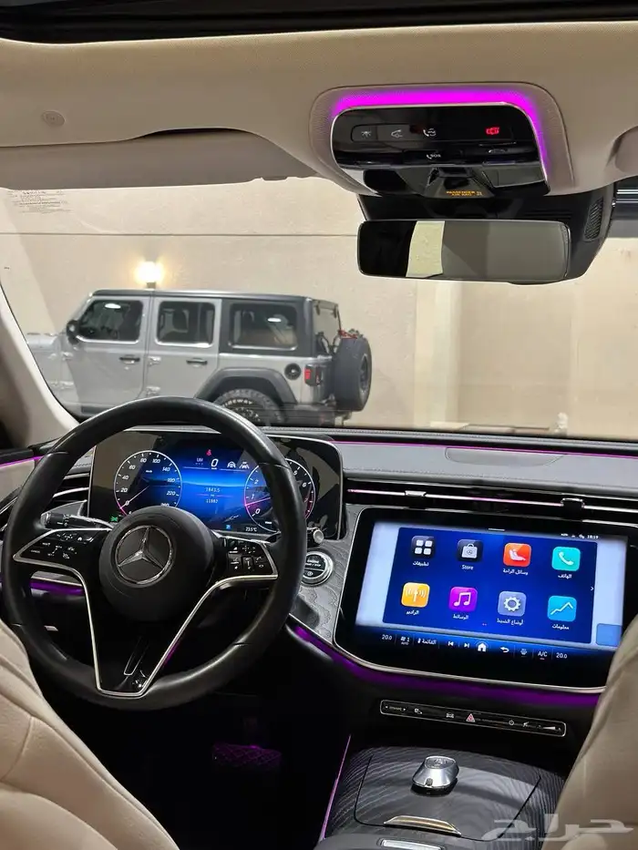 مرسيدس E200 2024 فل كامل . رصد الفخامة 28