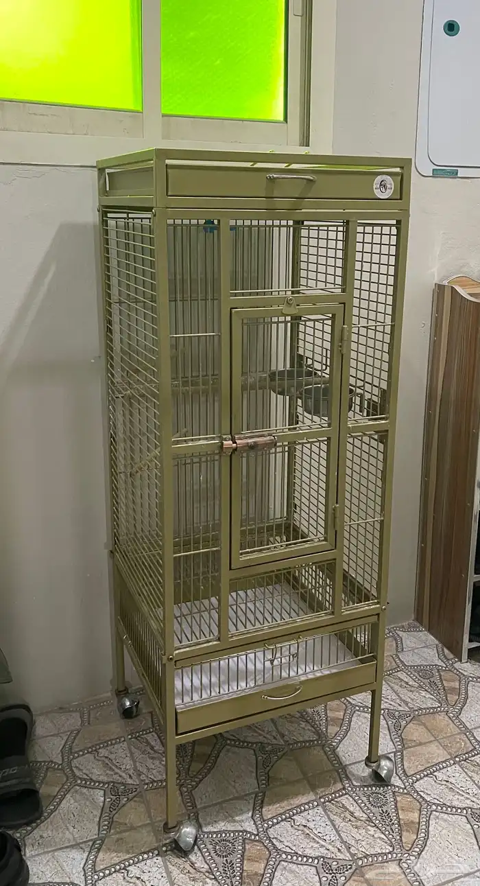 قفص كبير للبغبغاوات الكبيرة ( درة كاسيكو مكاو كوكاتو ) 0